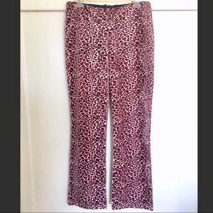 Lip Service Vintage Fuzzy Leopard Print Pants
